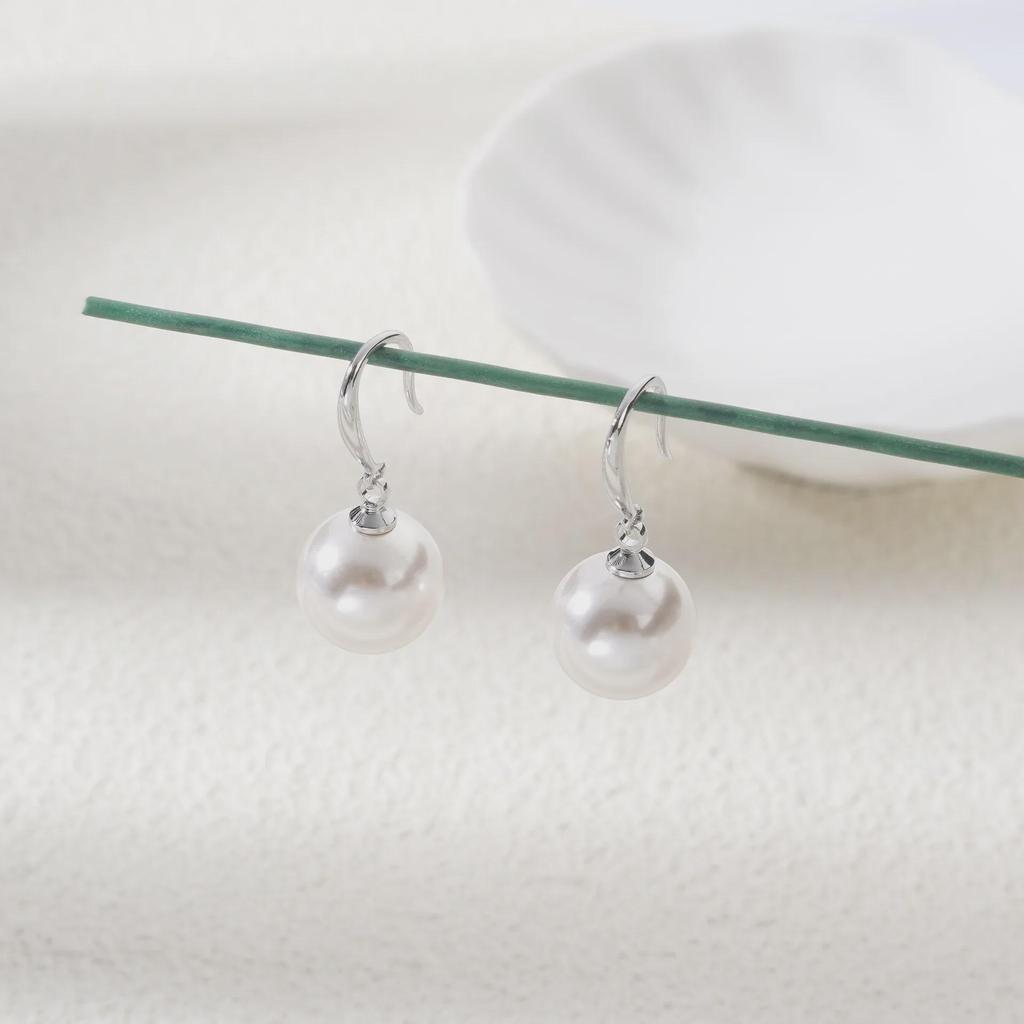 Элегантные жемчужные серьги во французском стиле — роскошный длинный дизайн для осени/зимы