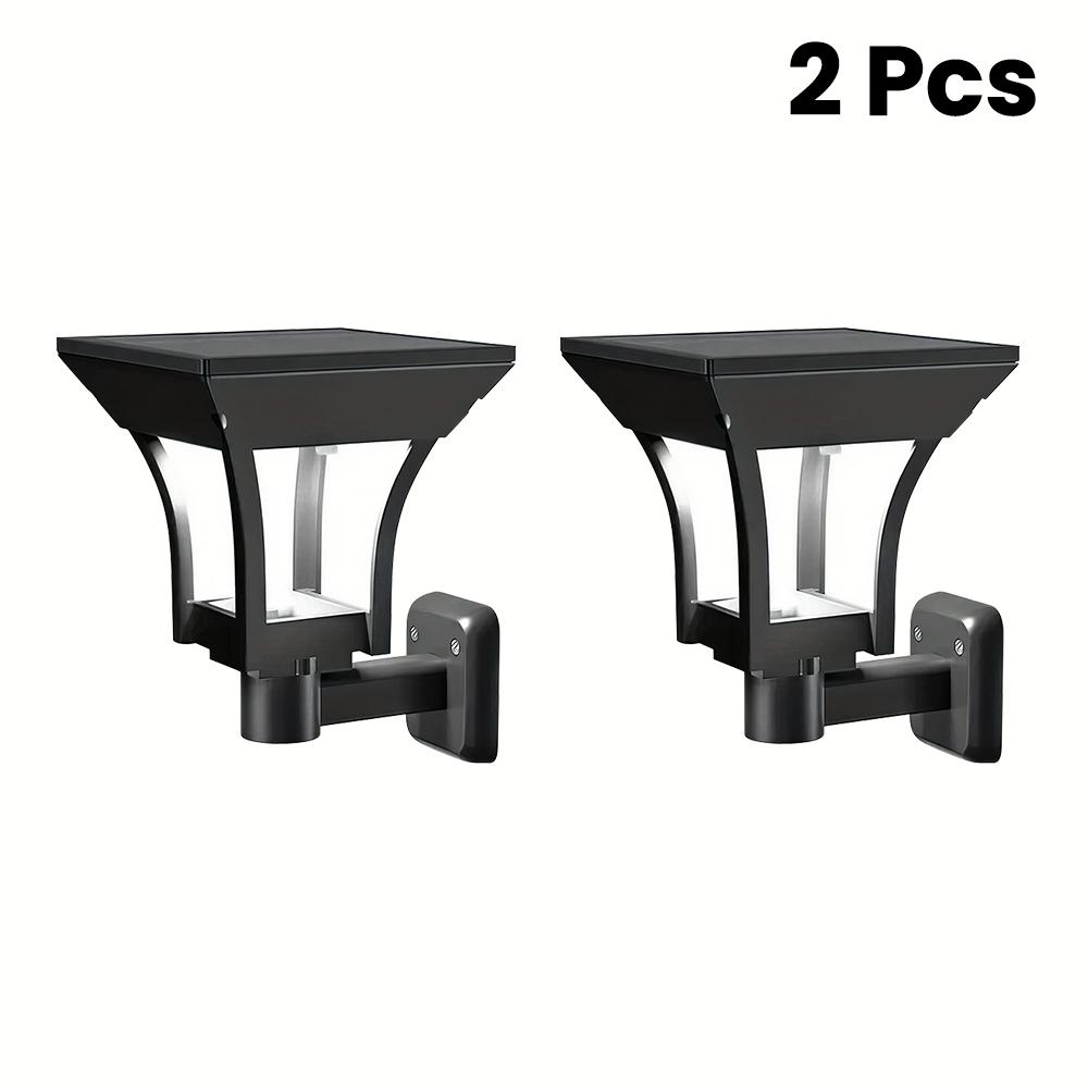 Outdoor Solar Powered Wall Lights 2 Lighting Modes IP65 Waterproof Porch Light For Garage House Outside Garden Lighting