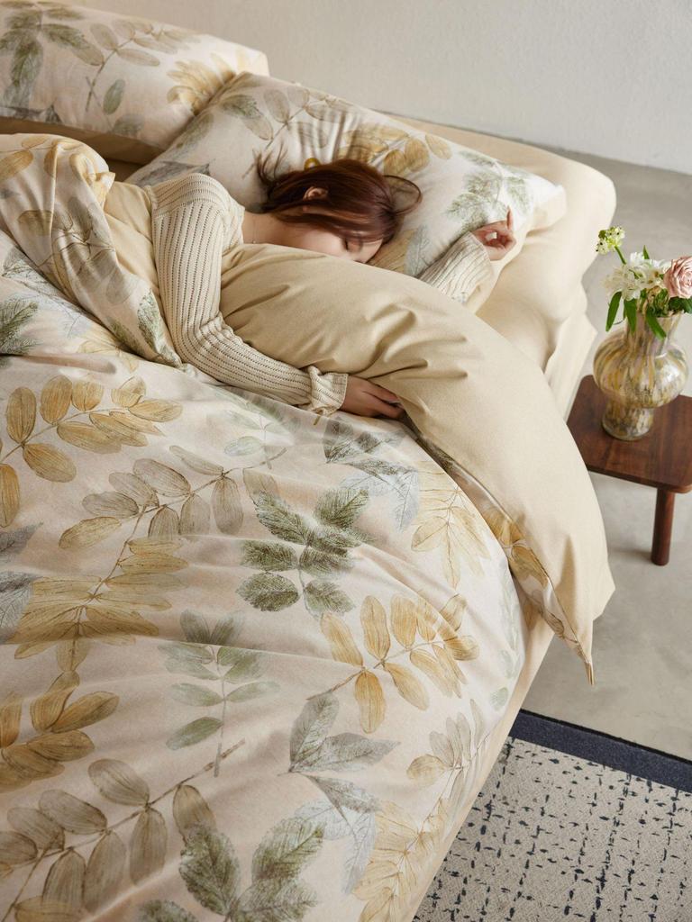 Американский ретро фланелевый постельный комплект из 4 предметов из 100% хлопка - Мягкий, теплый и приятный для кожи для осени/зимы