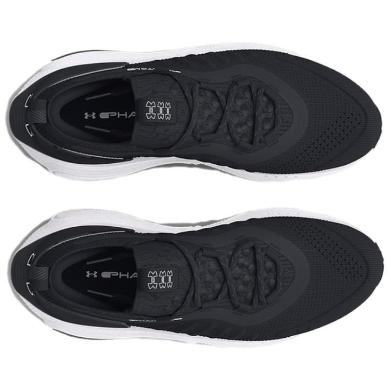 Under Armour Phantom 4 Износостойкие Кроссовки с низким верхом для бега Мужские Черно-белые Кроссовки 3027593-001