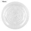 10 шт. прозрачные пластиковые блюдца для растений, поддоны для капель круглой формы, не легко деформируются, прозрачные комнатные горшки для цветов, тарелка, тарелка