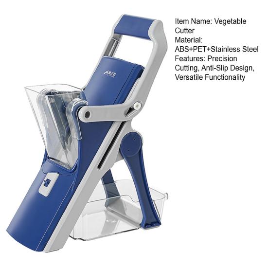 Регулируемый овощерезка-слайсер из нержавеющей стали с противоскользящей прокладкой, многофункциональный кухонный измельчитель со съемной конструкцией, помощник в домашней выпечке