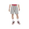 Fleece-Lined Solid Color Drawstring Jogger Shorts Men Bottoms Gray DA9827-091
