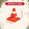 Traffic Cone Hat Fancy Dress Costume Accessory for Carnival Birthday Cosplay