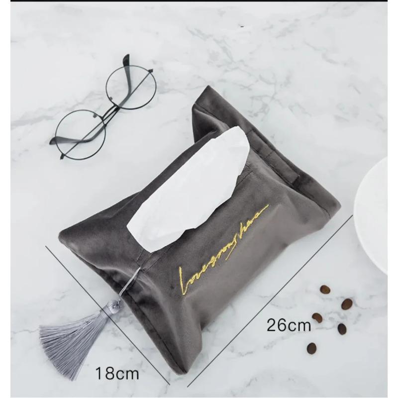 Коробка для салфеток, вышитый набор сумок для салфеток, бархатный ящик для хранения бумаги, кисточка, восточный стиль, для автомобиля, гостиной, столовой