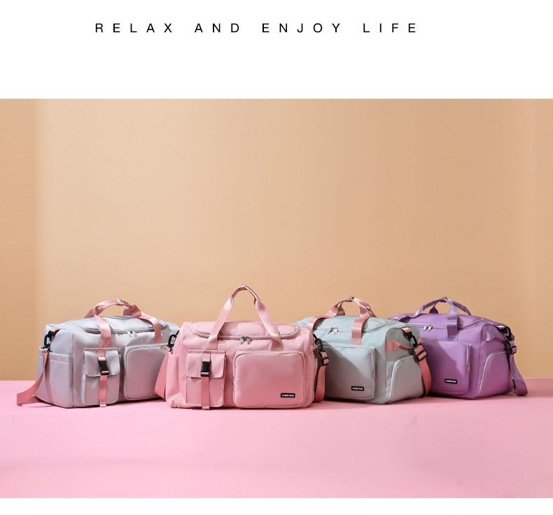 Унисекс Легкая фитнес-сумка с разделением на сухое/мокрое