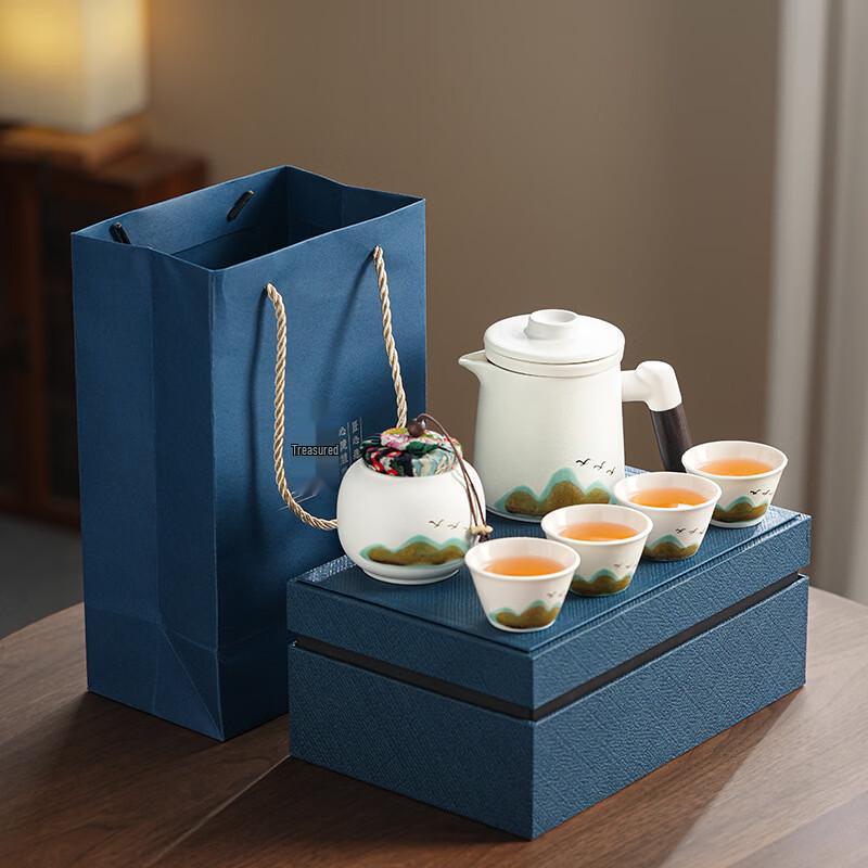 Coarse Pottery Chinese Travel Tea Set