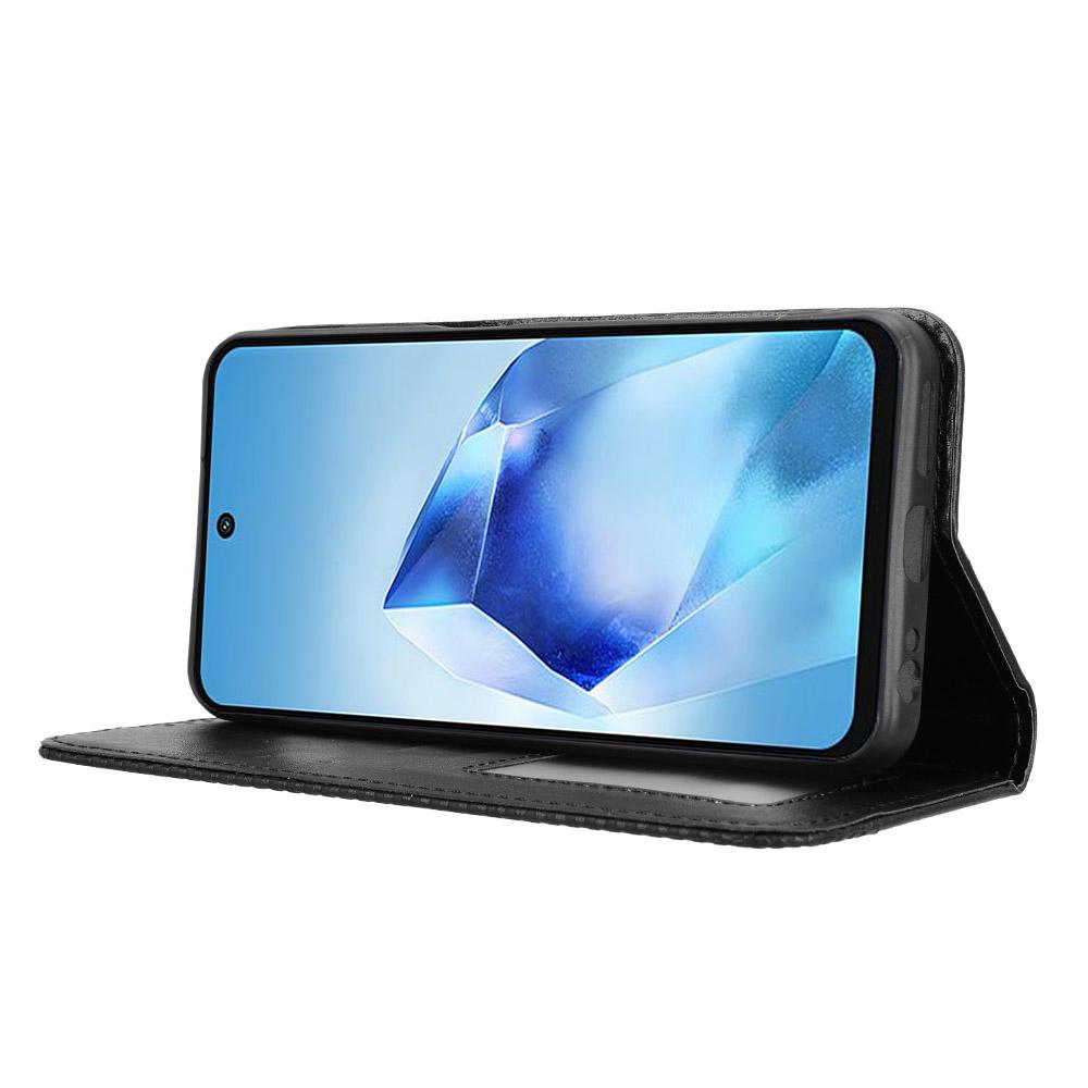 For Itel Power 55 5G Leather Case Wallet Stand Retro Texture Phone Cover