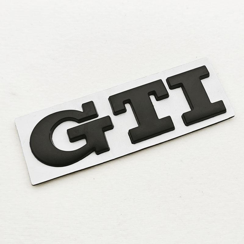 AABIL1 2026 Hot VOLKSWAGEN 3D Metal Car Grille Logo GTI Badge Emblem For Volkswagen VW Polo Golf 4 5 6 7 8 Mk4 Mk5 MK6 MK7 MK8 GTI Stic