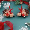 20 Pairs Hair Ball Christmas Antler Deer Ear Hairpins Hair Clip Hair Accessories Christmas Headbands Christmas Gift For Kids