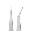 Straight Elbow Silver Tone Eyebrow Clip Stainless Steel Tweezers Pliers Tool Phone Repair Tools