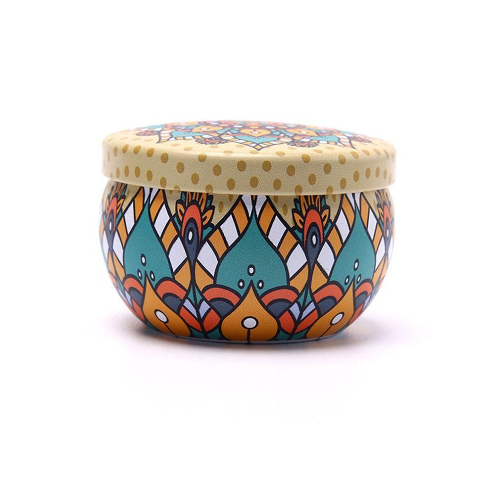 4 унции коробка для хранения чая жестяная коробка для ароматических свечей прочная жестяная банка