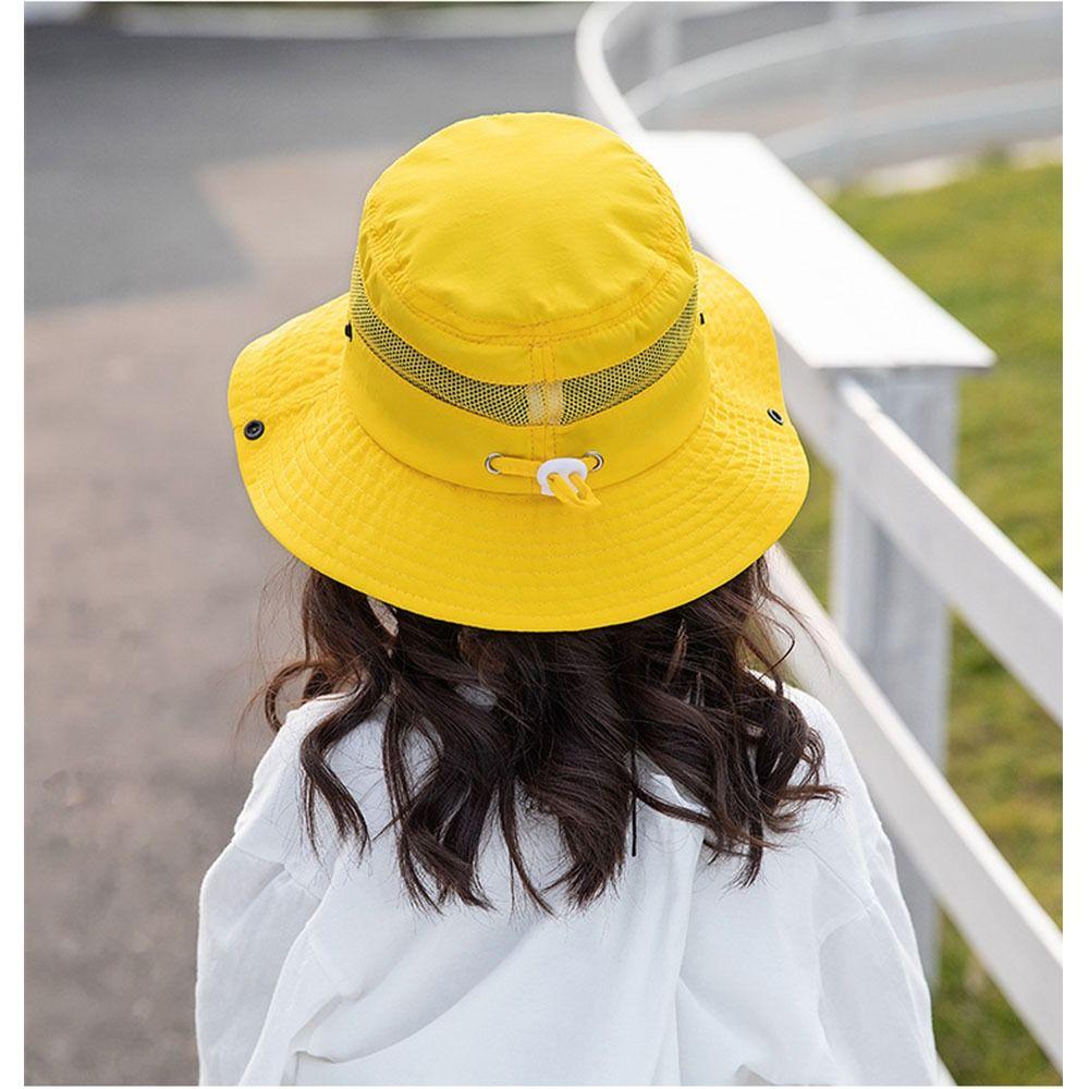 Летняя детская пляжная кепка с защитой от УФ-лучей, солнцезащитная шляпа, детские шляпы-панамы, кепка с широкими полями