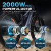 Электровелосипед TX29 2000W с двумя моторами, аккумулятор 48V 19.2AH, рама из алюминиевого сплава с амортизацией, 27.5-дюймовые тонкие шины, городской электровелосипед для поездок на работу.