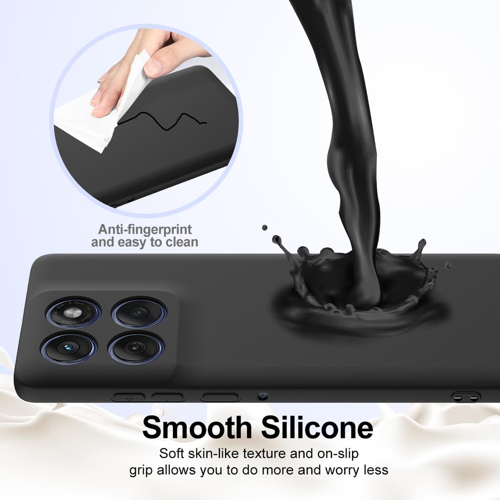 For Motorola Edge (2025) 5G Case Compatible with MagSafe Anti-Drop Liquid Silicone Phone Cover