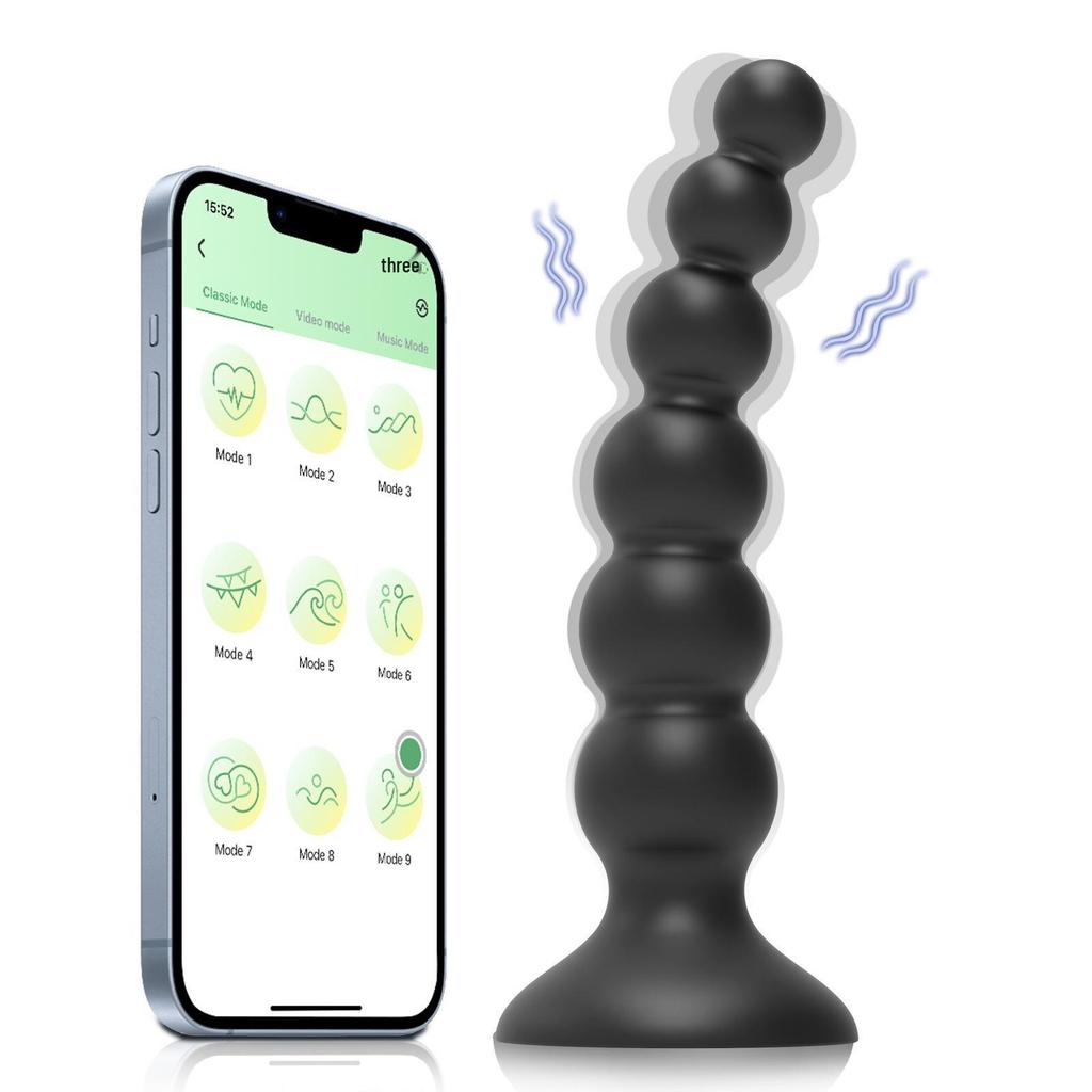 Вибрирующий анальный стимулятор и массажер точки G Anruibalong для заднего двора для мужчин и женщин.