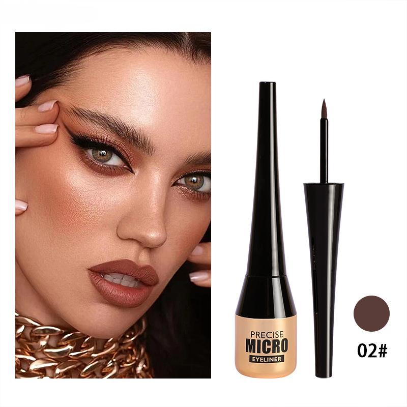New Ultra-fine Liquid Eyeliner Pen, Waterproof and Smudge-proof, Long-lasting and Quick-drying, European and American Makeup, Smooth and Flowing