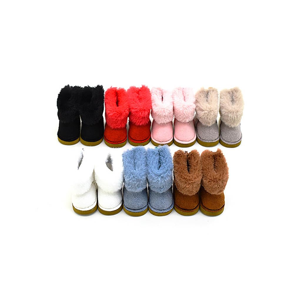 Niannyyhouse 20 см Плюшевые Снегоступы 16 BJD 30 см шарнирная кукла Обувь Прибл.. Аксессуары для переодевания длиной 5,2 см (а-4)