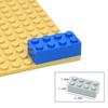 DO IT YOURSELF Plastic Material Construction Bricks Figures 25pcs Thick Blocks 2x4 Dots Dimension Works With featuring 3001 Learning Creativity Toy
