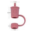 Reusable Straw Tip Caps Dust-Proof Straw Plugs Colorful Straw Tips Lids  8 Mm Straw Tip