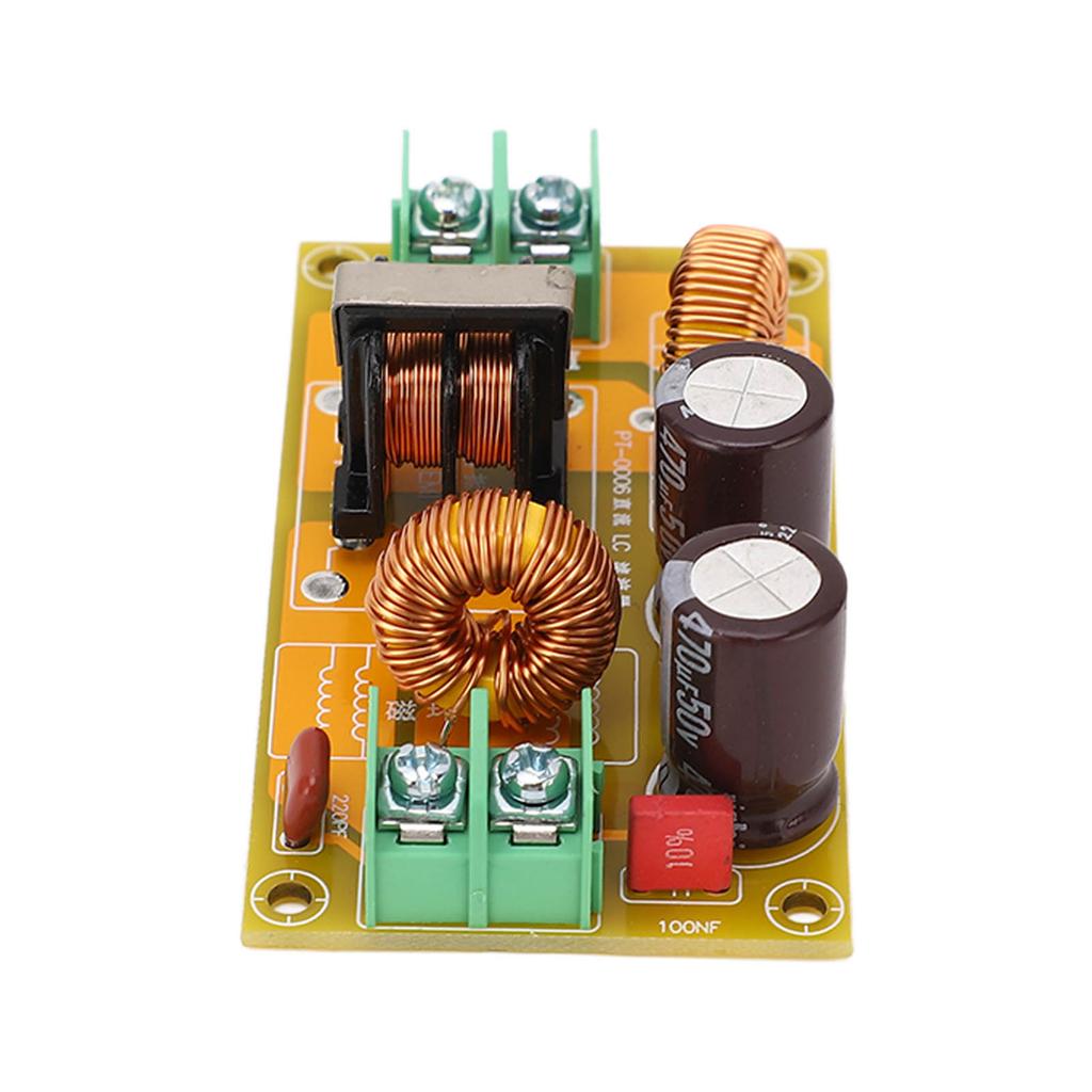 Фильтр питания DC EMI 2A Низкочастотный Пассивный 3-ступенчатый Фильтрация LC Фильтр Плата для Автомобиля Мотоцикла