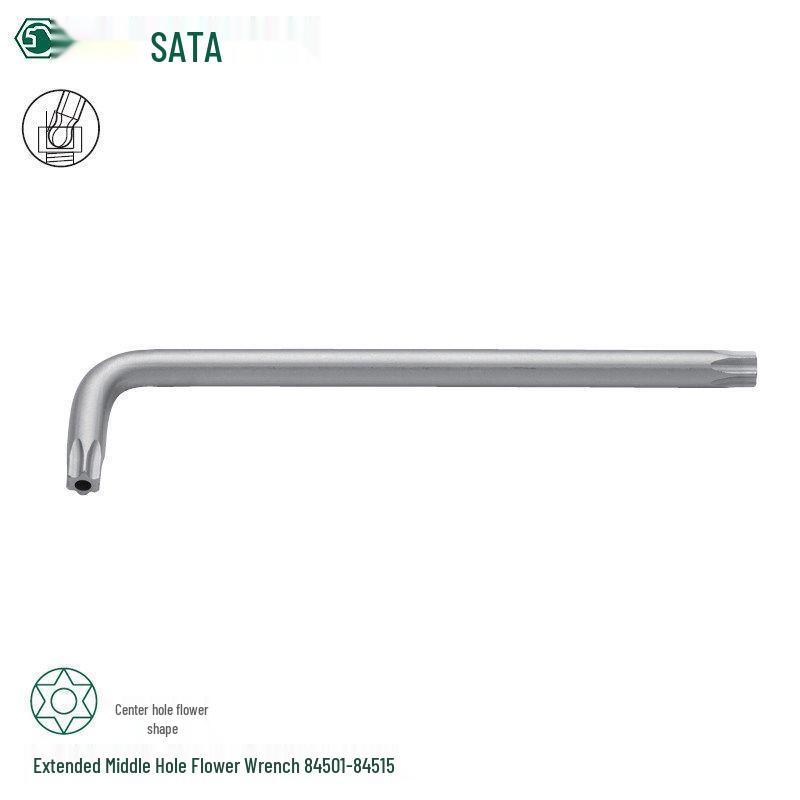 Набор шестигранных Torx ключей SATA Метрических Г-образных - Размеры 84501-84505