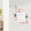 Романтичный цветок Switch Paste Home Background Beautification Декоративные наклейки на стену Самоклеящиеся обои