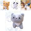 Cute Cat Plush Keychain Charming Kitten Doll For Bags And Purses