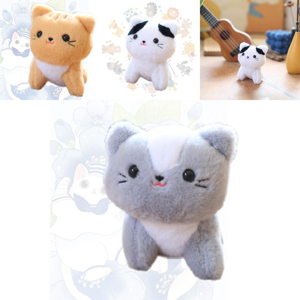 Cute Cat Plush Keychain Charming Kitten Doll For Bags And Purses