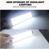 12-24V Car Interior Lighting LED Reading Night Strip Light Interior Light Dome Lamp with On Off Switch for Van Lorry Truck