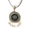 [E5706] - Designer Necklace 'Memories of the Past' Turquoise