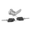 Metal Alloy Cylinder For Cabinet Lock with 2 Keys Perfect for Securing Drawers Mailboxes and Tool For Cabinets