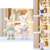 Hoodie Bunny Plush Keychain Toy Doll Cute Gift For Kids And Backpack Decoration