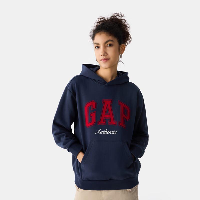 Толстовка с капюшоном Gap женская, утяжеленная, с логотипом