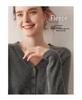 New Arrival: Women's V-neck Cashmere Cardigan - Loose Fit, Solid Color, Saddle Shoulder, Half-Open Button Design for Autumn/Winter.