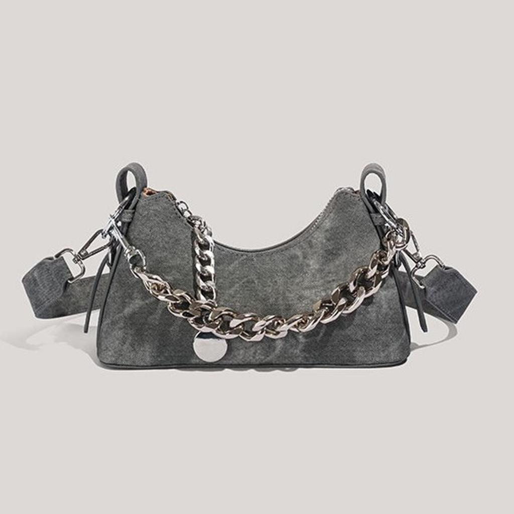 Женская однотонная универсальная многослойная сумка из искусственной кожи на молнии через плечо, сумка через подмышку, сумка-мессенджер