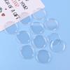 10Pcs 9Sizes 18-40Mm Clear Plastic Protector Capsules Containers Case For Token Coin Collection Transparent Holder Boxes