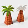 10Pcs Paper Box Marriage Palm Tree Folding Locket Eco-Friendly Coconut Tree Carton Party Paper Carton Wedding Candy Wrapping Box
