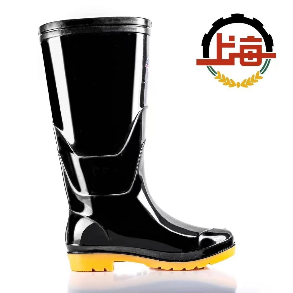Дождевая обувь Взрослая пластиковая дождевая обувь Высокие резиновые сапоги Водонепроницаемые, нескользящие и износостойкие галоши Водяные сапоги
