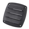 4-дюймовая пластиковая атмосферостойкая вентиляционная решетка для RV, оптимальный воздушный поток, вентиляционное отверстие для лодки, решетка, жалюзи для яхты, черная