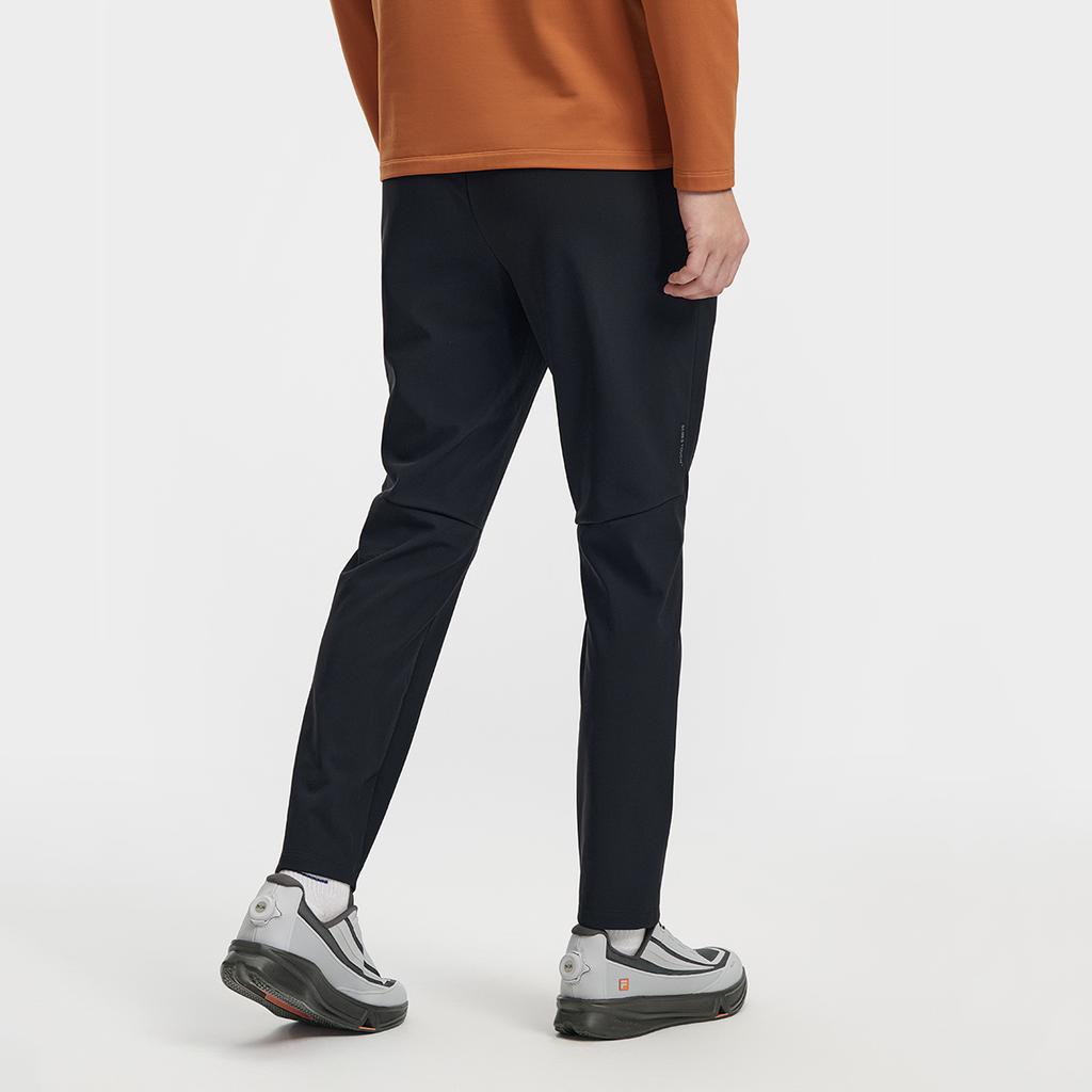 Fila Флисовая версия Теплые Простые Фитнес Повседневные Универсальные Удобные Вязаные Спортивные Штаны Мужские брюки Насыщенно-черный A11M611609FBK