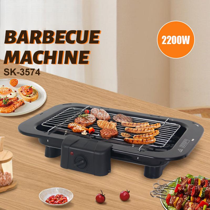Плита для барбекю, электрическая духовка, гриль, электрическая сковорода, шампуры, машина