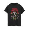 Netflix Womens/Ladies Stranger Things Christmas Demogorgon Cotton Boyfriend T-Shirt
