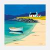 Anthony Barber Hebridean Fisherman's Cottage Mounted Print