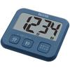 Tanita Kitchen Study Timer with Magnet, Large Screen, Slim, Blue, TD-408 BL