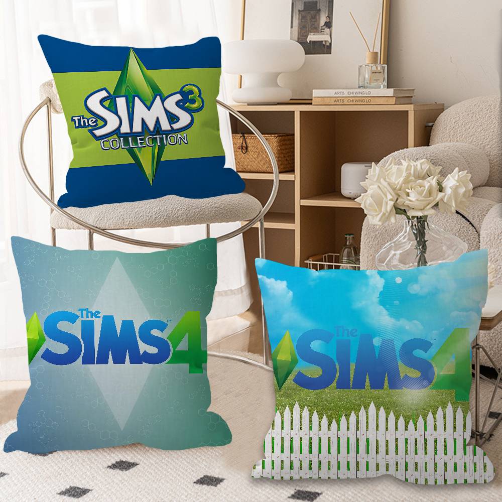 Game Funny Art The S-Sims 4 Pillowcase Toon Gift Cushion Cover Bedroom Home Sofa Chair Seat Decor Pillow Case