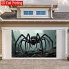 2D Flat Banner style, 1-piece oversized spider horror decoration - This flat design is suitable for Halloweenzyc