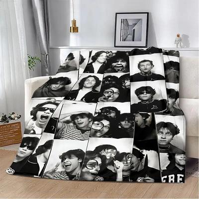 Sturniolo Triplets Печатное одеяло Одеяла для пикника Теплое одеяло Мягкое и удобное одеяло Для дома и путешествий Подарок на день рождения