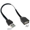 USB 2.0 A Штекер на Гнездо 90 Градусов Вверх Вниз Влево Угловой USB Удлинительный Кабель Короткий Кабель USB 2.0 Штекер на Гнездо Кабельный Конвертер