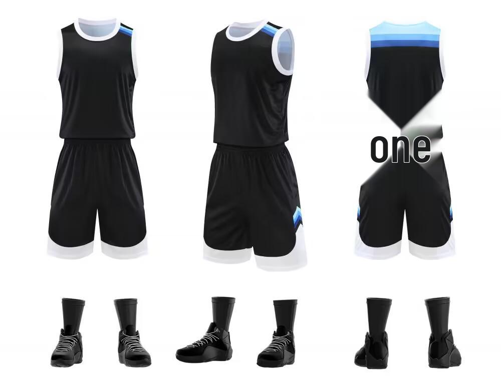 Комплект баскетбольной формы нового стиля: Индивидуальные тренировочные джерси для мужчин и женщин